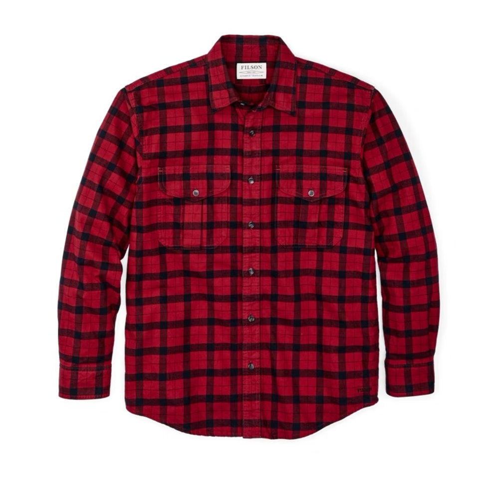 Filson Men's Alaskan Guide Red Plaid Shirt